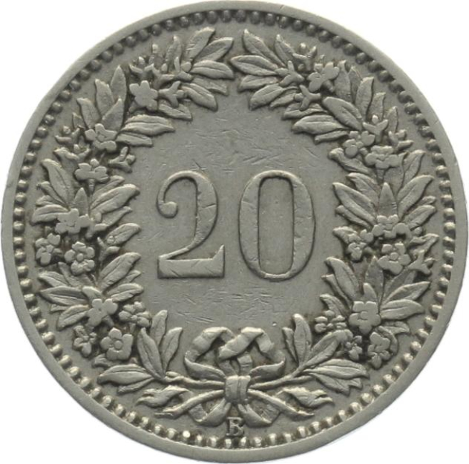 20 Rappen 1911 B